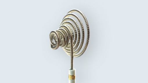 Spiral coil closing system Spiral coil closing system