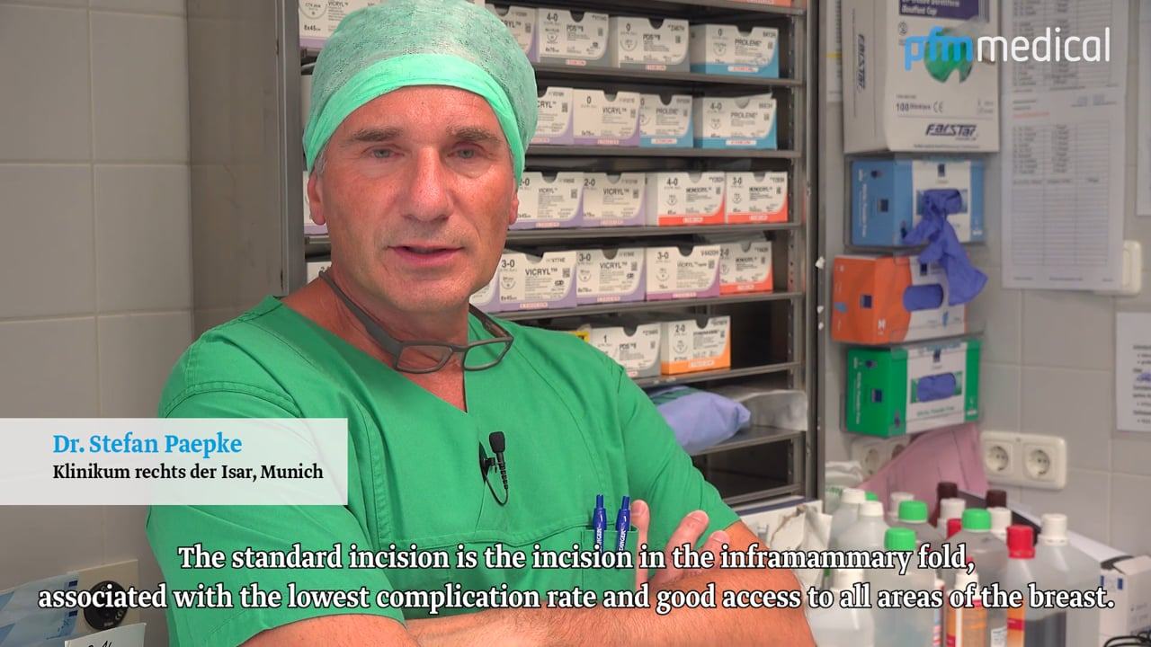 Pre-pectoral breast reconstruction with TiLOOP® Bra Pocket (Dr. Paepke)