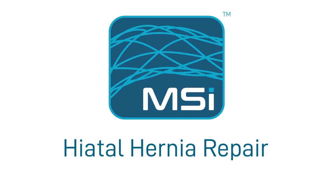 Hiatal Hernia Repair with Duramesh&trade; Mesh Suture